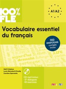 خرید کتاب فرانسه Vocabulaire essentiel du français niv. A1 -A2 + CD 100% FLE