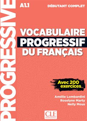 خرید کتاب فرانسه Vocabulaire progressif du français - debutant complet + CD