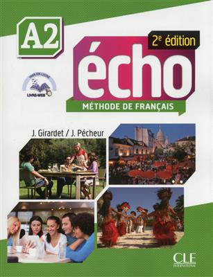 خرید کتاب فرانسه echo - Niveau A2 + Cahier + DVD-Rom 2eme edition