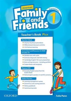 کتاب American Family and Friends 1 (2nd) Teachers book + CD-ROM