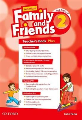 کتاب American Family and Friends 2 (2nd) Teachers book + CD-ROM