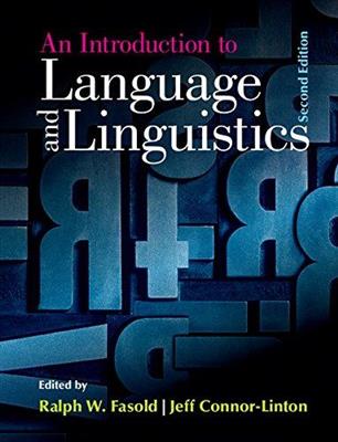 کتاب An Introduction to Language and Linguistics 2nd - Fasold