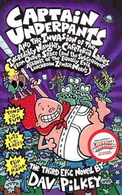 کتاب Captain Underpants and the Invasion of the Incredibly Naughty Cafeteria Ladies from Outer Space and the Subsequent Assau
