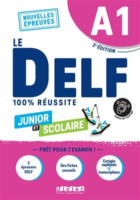کتاب DELF A1 Junior et Scolaire 100% Réussite 2023 + MP3