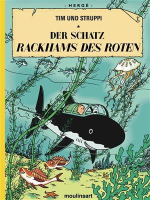 کتاب Der Schatz Rackhams Des Roten - Vol 11 تن تن آلمانی کتاب Der Schatz Rackhams Des Roten - Vol 11 تن تن آلمانی