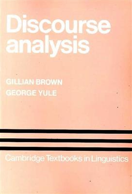 کتاب Discourse Analysis - Brown کتاب Discourse Analysis - Brown