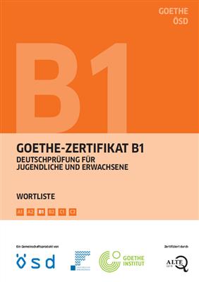 کتاب Goethe Zertifikat B1 DEUTSCHPRÜFUNG FÜR- Wortliste