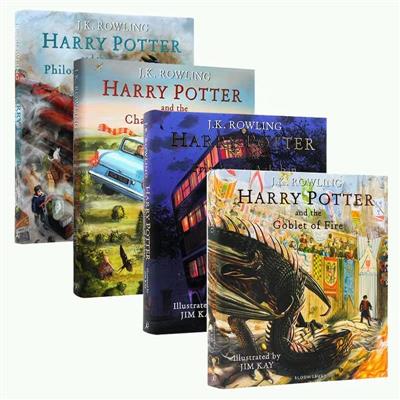کتاب Harry Potter 1-4 Illustrated
