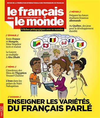 کتاب Le Francais dans le monde - N414 - novembre - desembre 2017