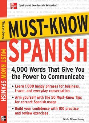 کتاب Must-Know Spanish: 4000 Essential Words For A Successful Vocabulary