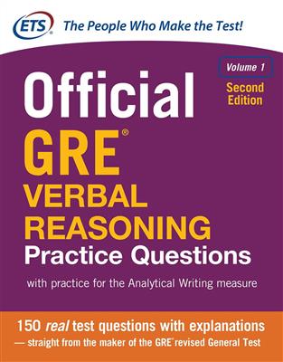 کتاب Official GRE Verbal Reasoning Practice Questions Volume 1 - 2nd