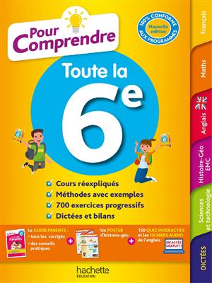 کتاب Pour comprendre Toute la 6e کتاب Pour comprendre Toute la 6e