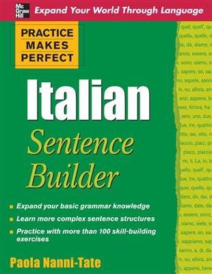 کتاب Practice Makes Perfect Italian Sentence Builder