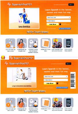 کتاب spanish pod 101