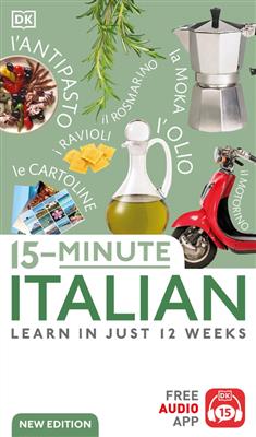 کتاب 15-Minute Italian: Learn in Just 12 Weeks کتاب 15-Minute Italian: Learn in Just 12 Weeks